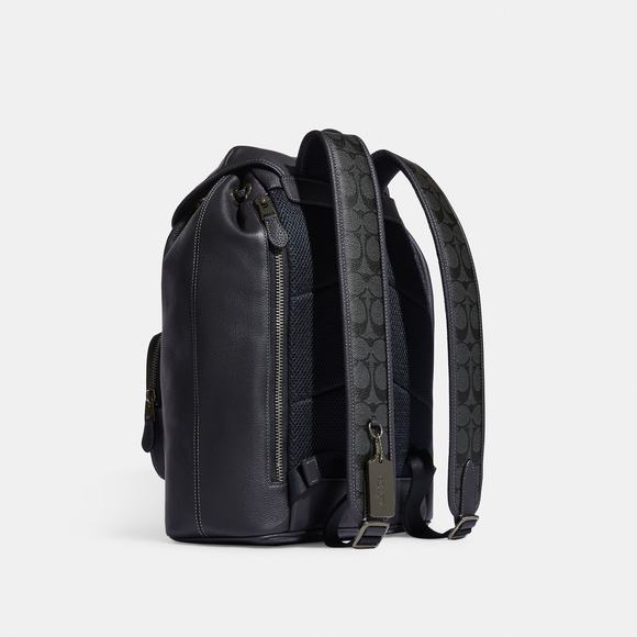 NWT Coach Outlet Sullivan Backpack In Signature Canvas - Picture 2 of 5